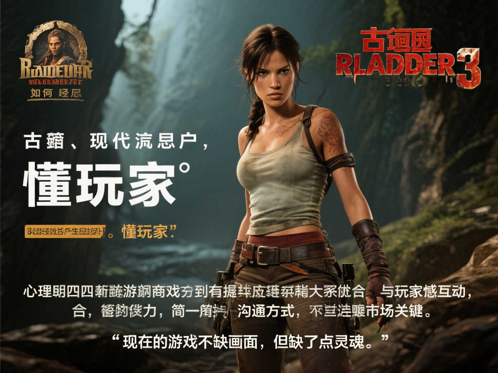 《古墓丽影3》劳拉广告掀热潮：经典游戏深谙玩家心！