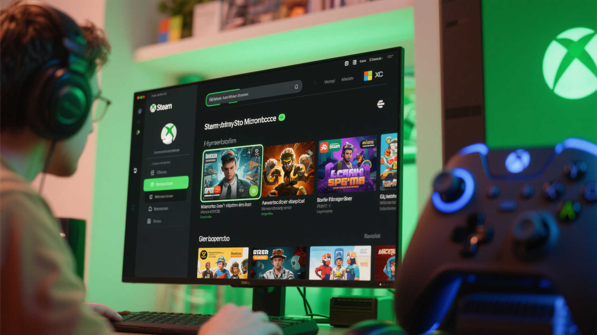 微软或将Steam融入微软商店,未来或现身新款Xbox主机 对玩家的影响:体验升级还是选择困难?*