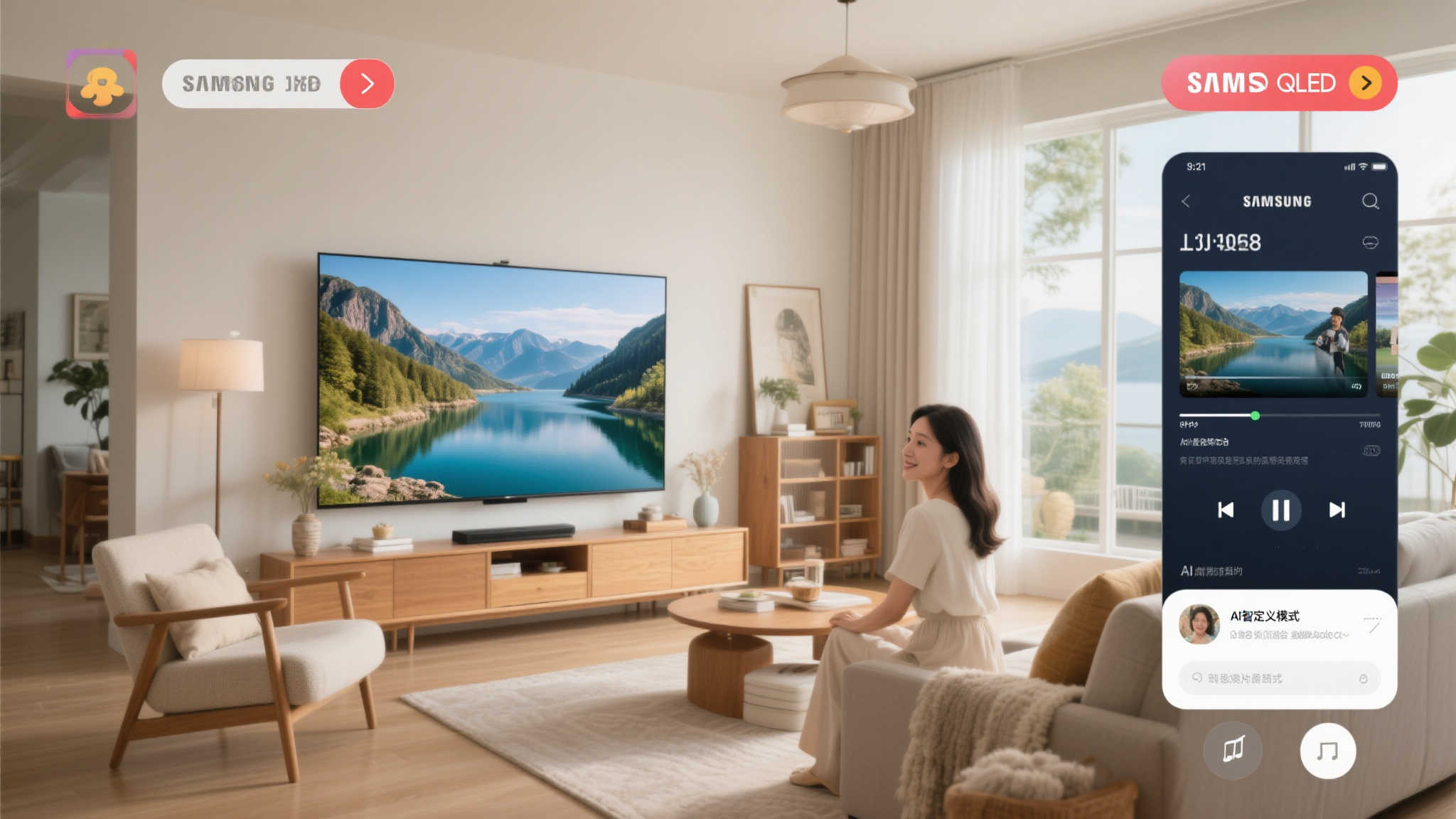 发现魅力客厅：三星AI电视引领艺术生活新潮流